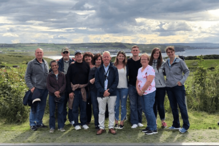 group tour in the mountains