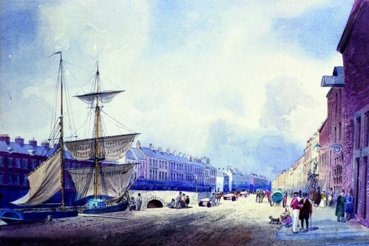 a group of people on a boat