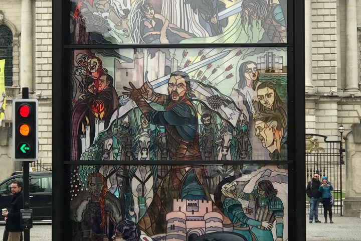 a store inside of a building